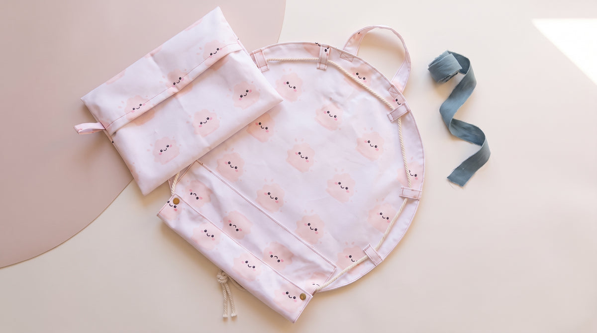 KLECKSI TO GO mit Dirty Bag, flach liegend
